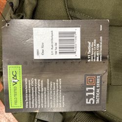 5.11 Tactical Rush 24 Backpack New