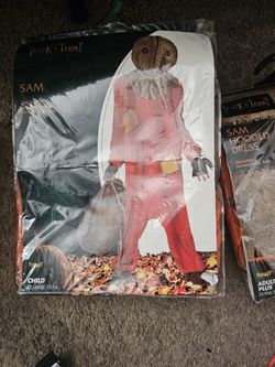 Kids Sam Costume Size 12/14