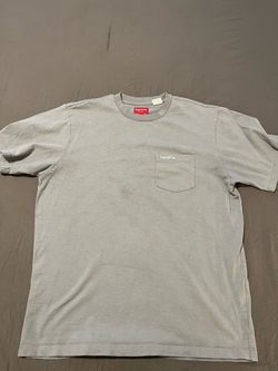 Supreme FW24 S/S Pocket Tee Medium Grey