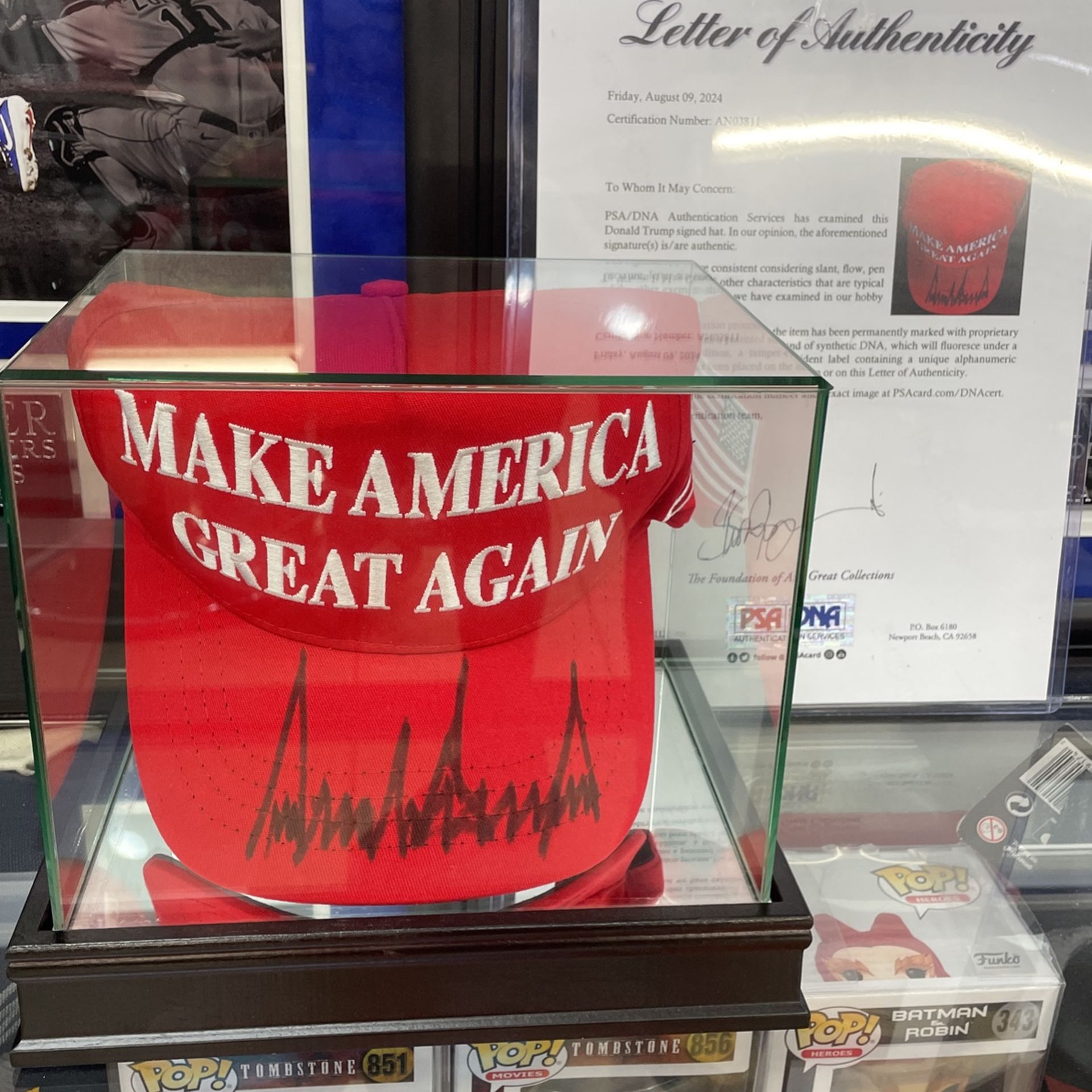 Signed Donald Trump