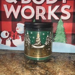 Bath & Body Works Fresh Balsam Single Wick Candle 