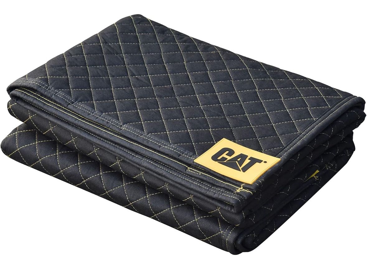 Heavy Duty Moving Blanket, Non-Woven Utility Cover with Quilted Padding, Cargo Protection