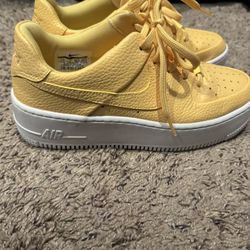 . Nike Air Force 1 Sage Low Topaz Gold  Shoes 