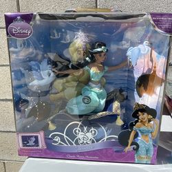 Disney Aladdin Jasmine Classic Movie Memories Porcelain Doll by Brass Key