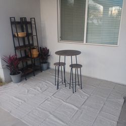 Cafe Set And Shelving 
