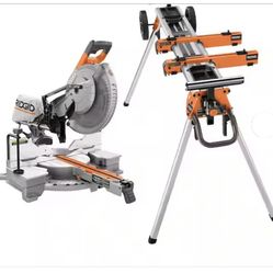 RIGID Miter Saw And Stand