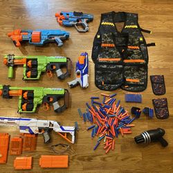 6 Nerf blaster bundle everything shown in photo