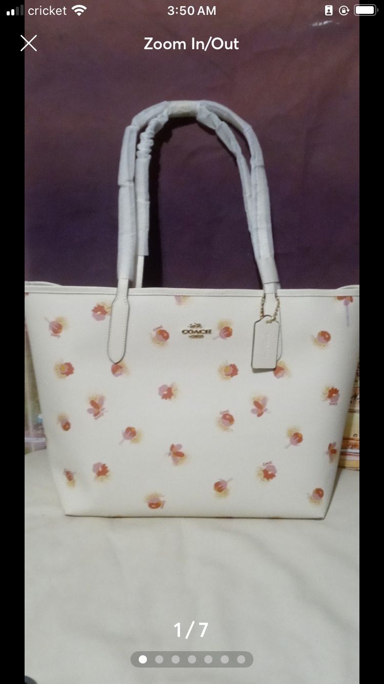 Coach City Leather Tote Bag