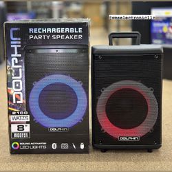 Bluetooth Party Speaker, Compact and Featuring an 8" Woofer