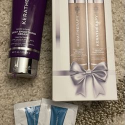 Keratherapy Set- Shampoo & conditioner & Daily Smoothing Cream 
