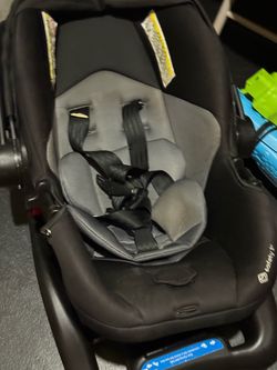 Baby car seat with holder