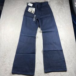 Vintage US Navy Navdungarees Men’s 31x34 Bell Bottom Denim Jeans NWT 70s #874