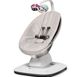 gray 4moms mamaRoo Multi-Motion Baby Swing Smart Connectivity bluetooth normally $299+tax