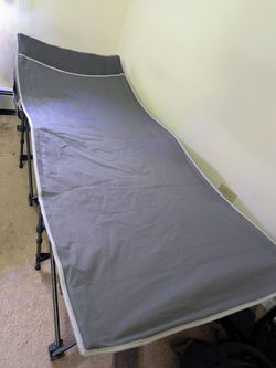 Folding camping bed