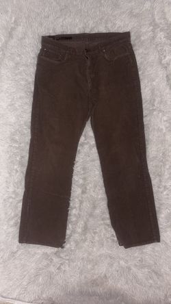Perry Ellis Brown Corduroys 36w 