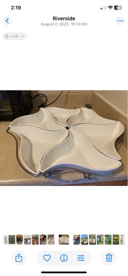 Party tray and holder