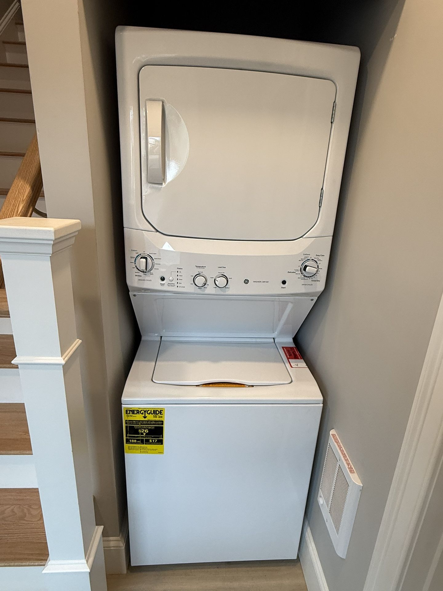 GE Electric Stack W/D Medium Size