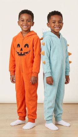 Bundled Up! | Old Navy Hooded Pajamas | Unisex | Size S (6-7)
