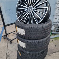 19"new Staggerd Wheels & New PIRELLI Tires For MERCEDES BENZ C300 