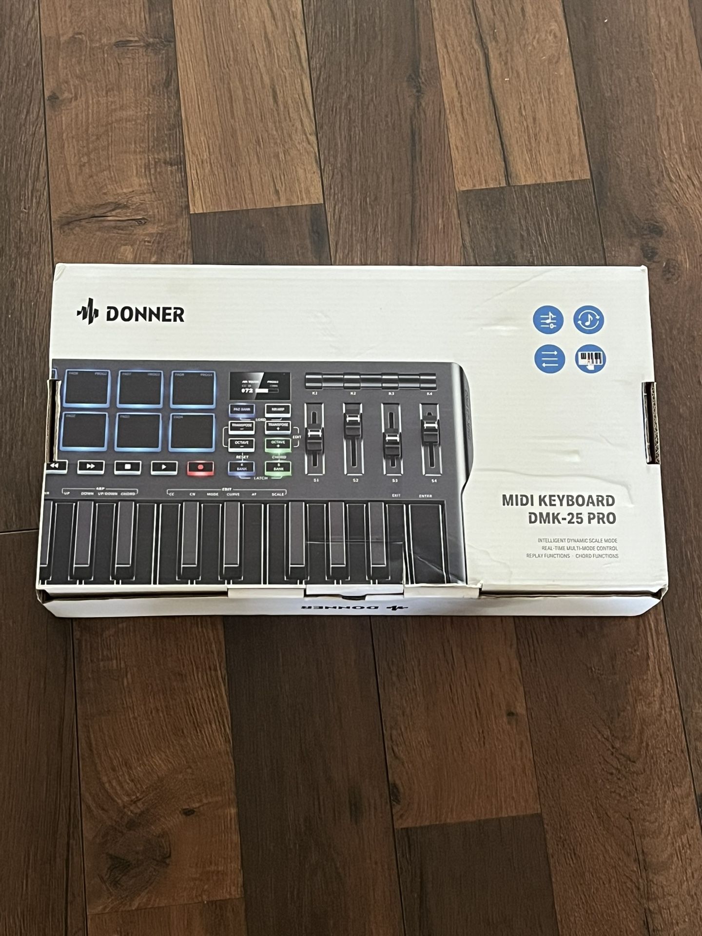 Donner DMK 25 PRO MIDI Keyboard Controller BLACK