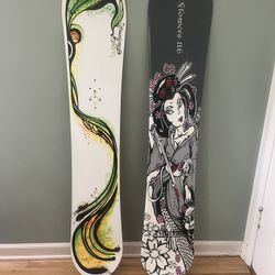 2009 Burton FeelGood & 2009 Flowers LTB