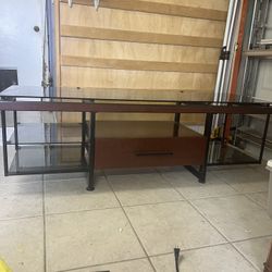 Bush Glass TV Stand / Media Console – 72” Wide 