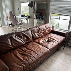 Leather Couch 