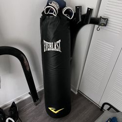 Punching bag + stand