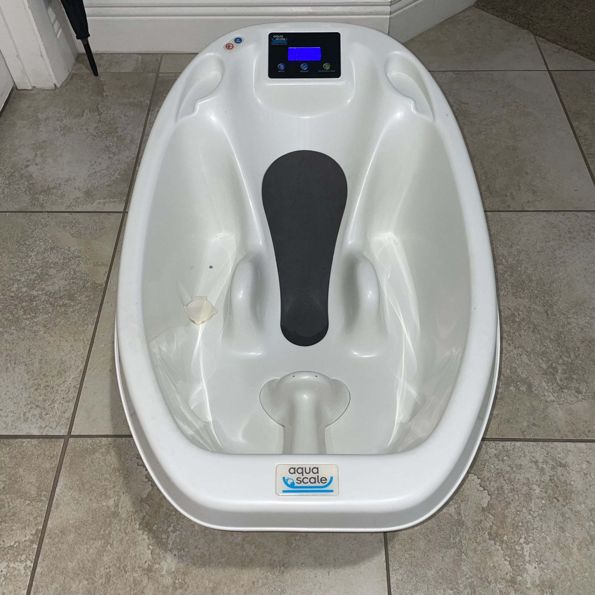 Aqua scale 3 in 1 baby bath, scale, and water thermometer