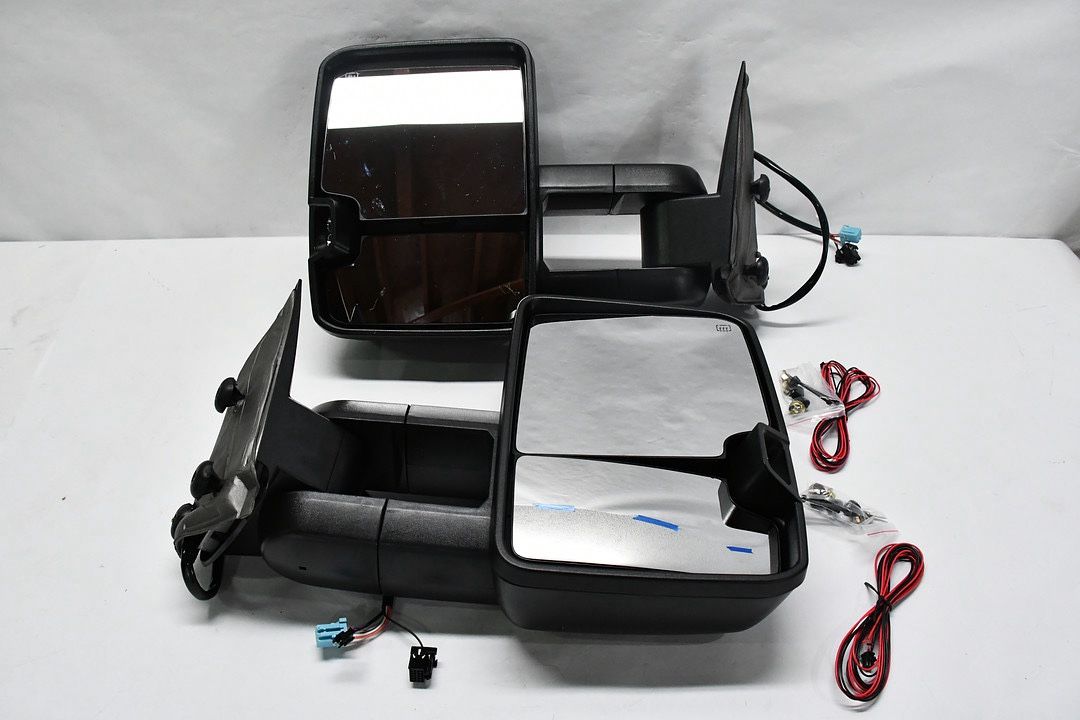 LA Zona Auto Parts 03 to 06 Chevy Silverado Sierra Tahoe Yukon Suburban Electric Towing Mirros Espejos Retrovisores