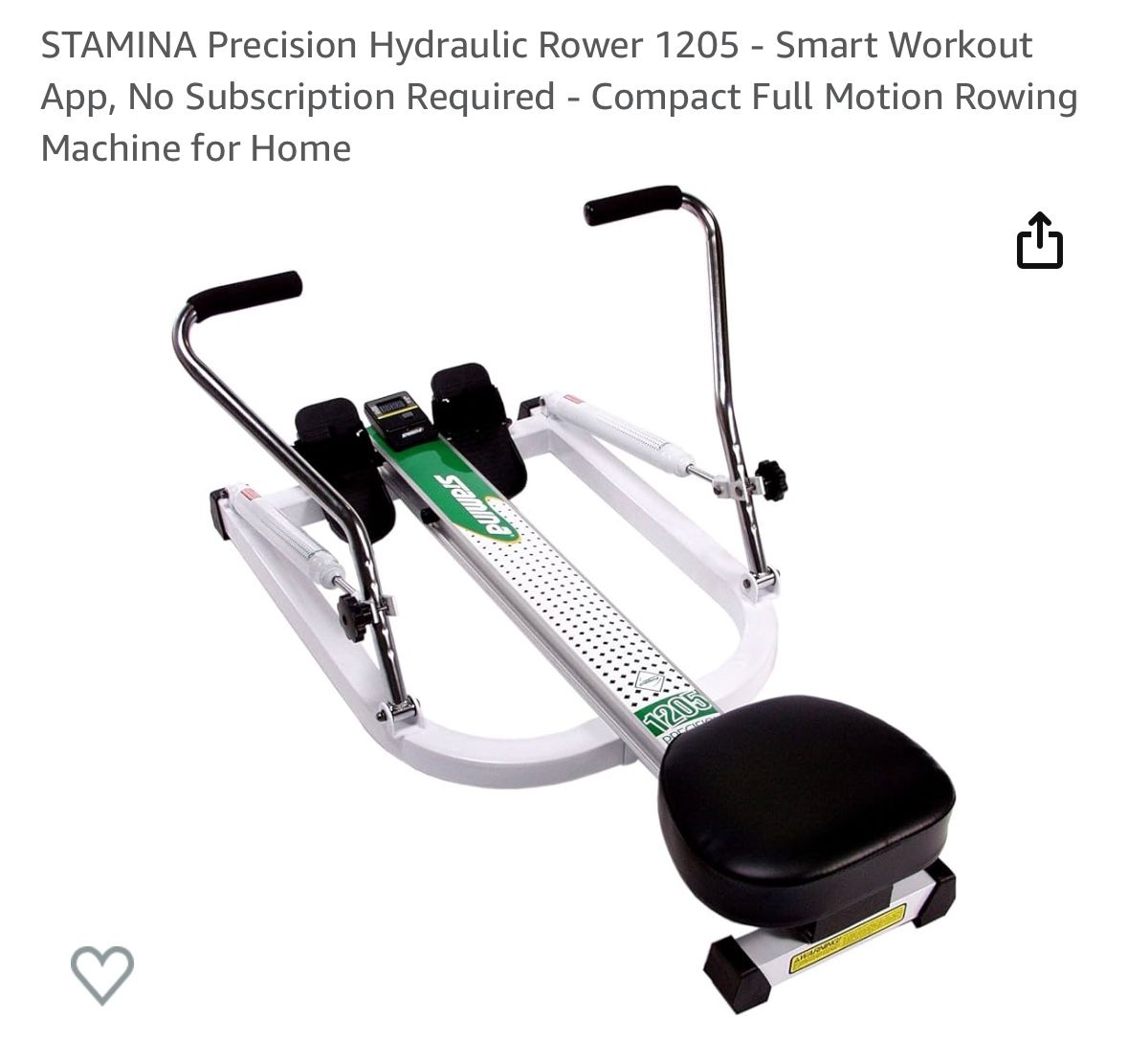 Stamina 1205 Rowing machine