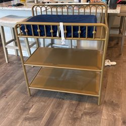 Gold Metal Changing Table Baby 