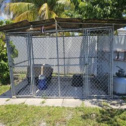 Large Heavy Duty Animal Farm Dog Kennel Cage 