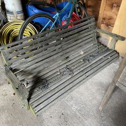 Porch Yard 5’ Wood Swing 