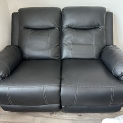 Leather Reclining Sofa