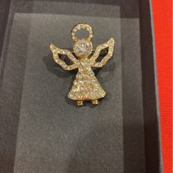 RELIGIOUS CRYSTAL ANGEL PENDANT