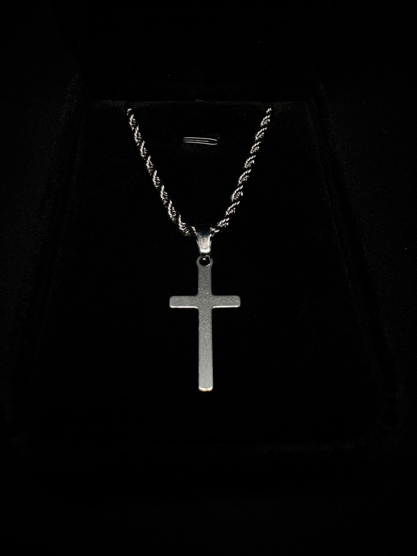Silver Cross Necklace