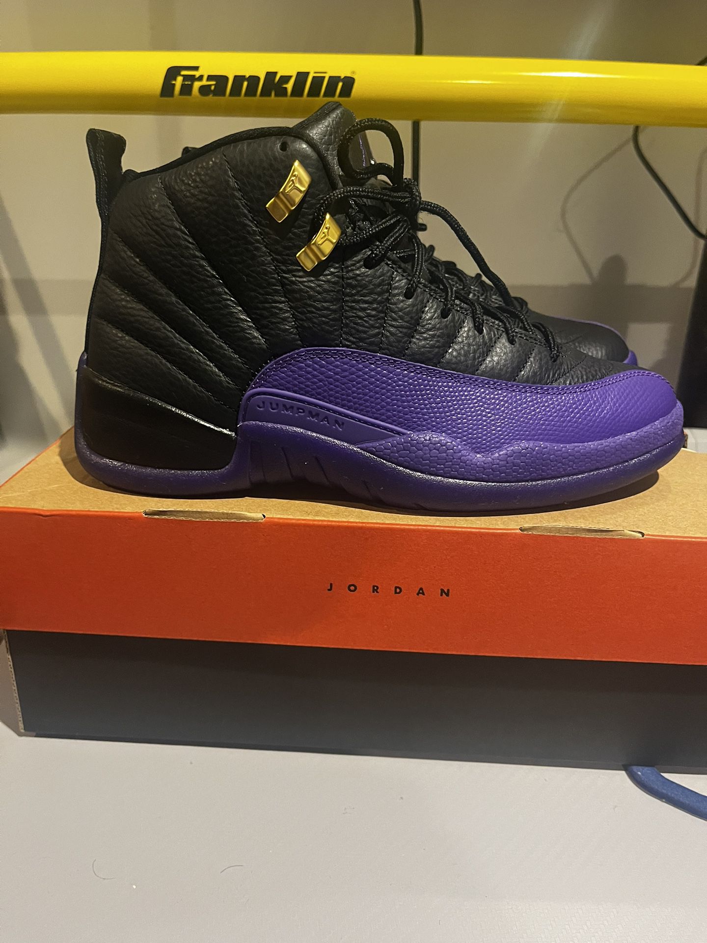 Air Jordan Retro 12s Field Purple With Box Good Condition Size 8 Men’s /Used