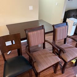 Table and chairs