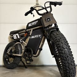 NEW 31MPH Electric Bike ⚡ Full Suspension • Long Range Battery • 20x4.5 GRYZ 73 Super Knobby Tires