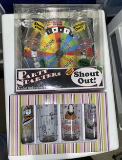Shot Glasses and shot game $15 takes both