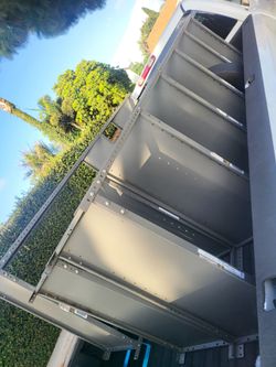 Metal storage racks