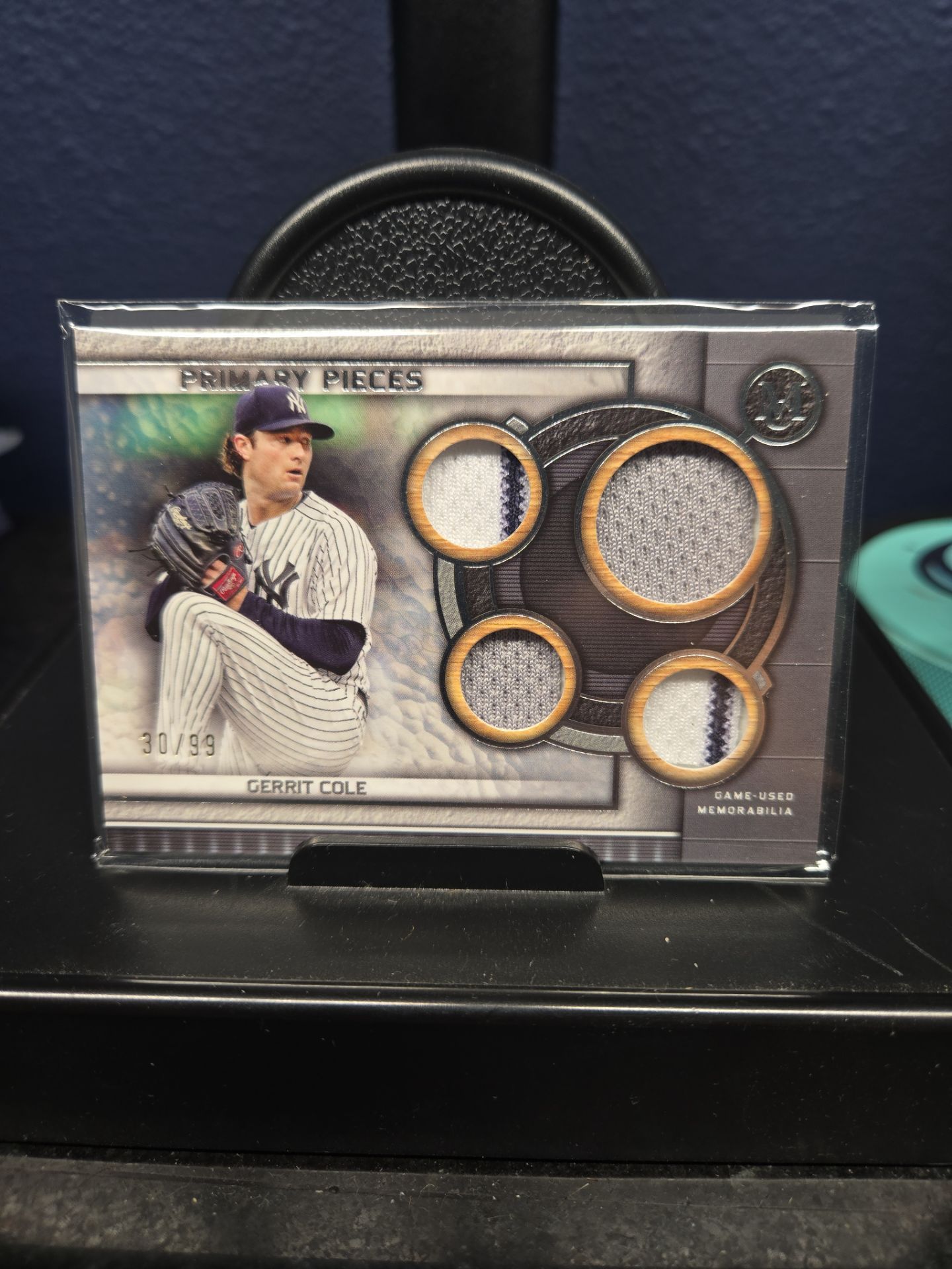 Gerrit Cole game used Relic card /99