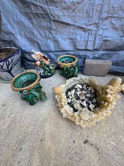 Beautiful ceramic & stone for garden.