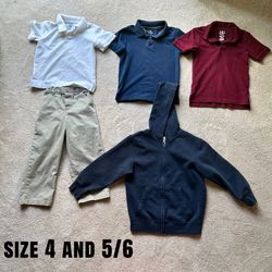 School Uniforms Bundle Size 4 And 5/6