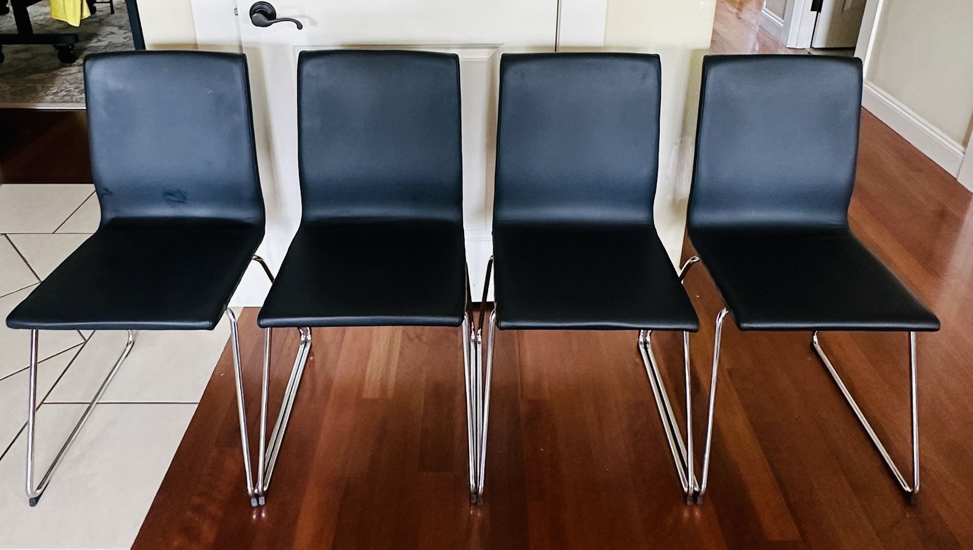 Ikea Volfgang Leather Dining Chairs