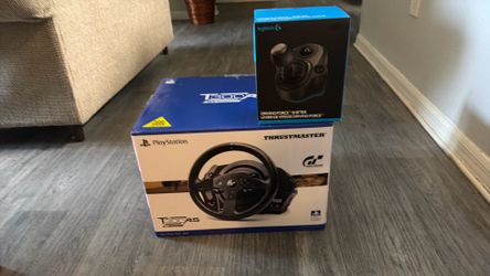 PlayStation Thrustmaster with Logitech shifter