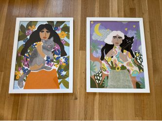 Two 18x24 art prints