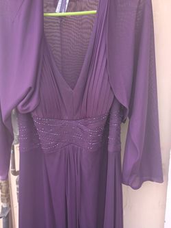 Size 16 women dress dark wine worn once