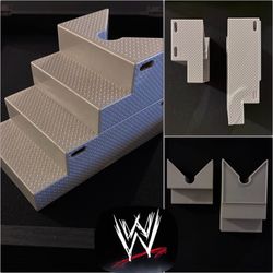 WWE toy steel steps